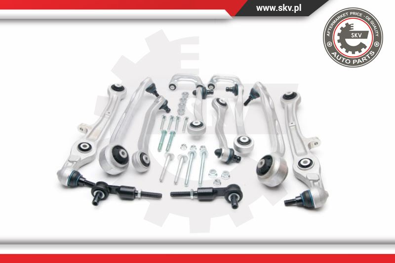 Brat suspensie roata - trusa; AUDI A6 C6; 4B0419811G; 12 articole