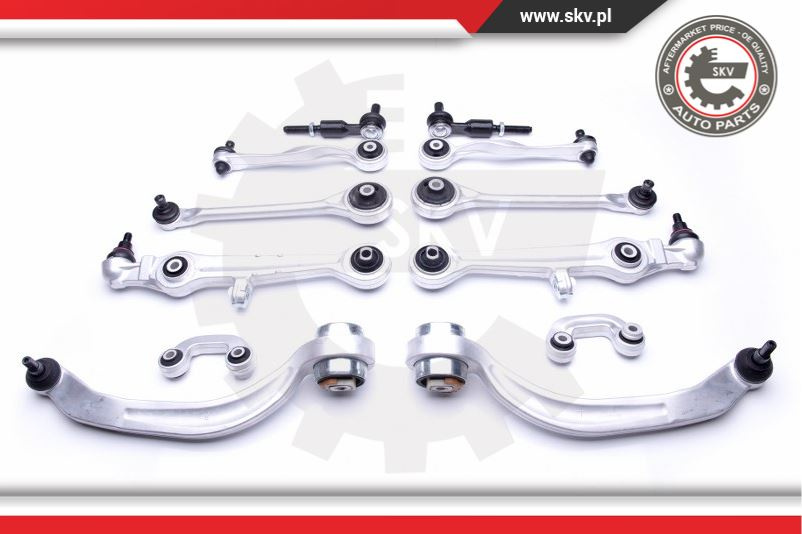 Brat suspensie roata - trusa; AUDI A8; 12 articole