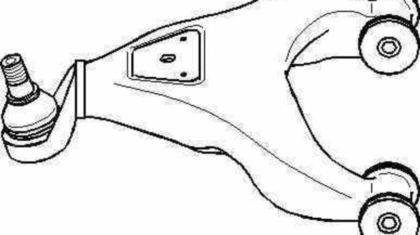 Brat suspensie roata VW LT 28-35 II bus 2DB 2DE 2DK TOPRAN 111 041