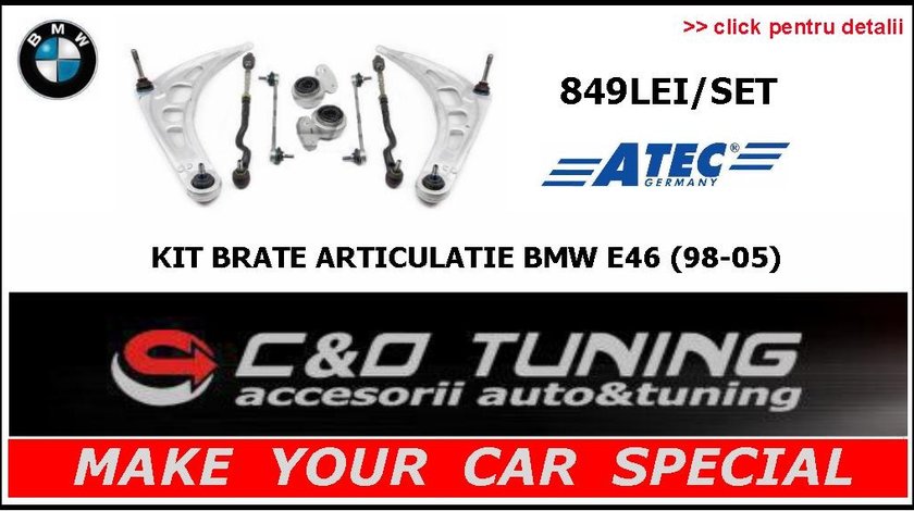 Brate/Bascule BMW E46 bascule kit 10 piese (Livrare gratuita)