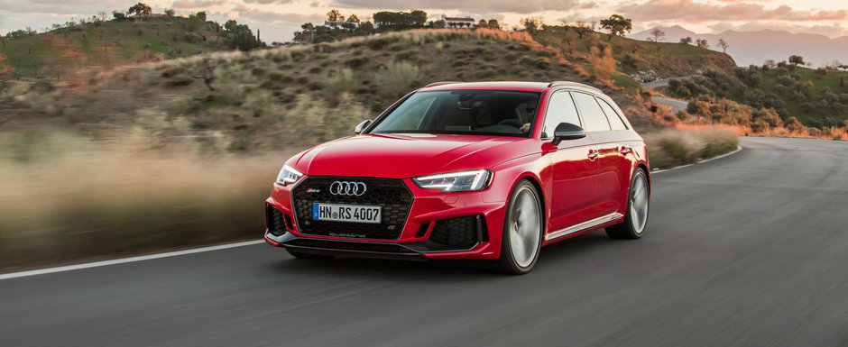 Break-ul de la Audi, cu motor biturbo si 450 de cai, este disponibil si in Romania. Cat costa noul RS4 Avant Break-ul de la Audi, cu motor biturbo si 450 de cai, este disponibil si in Romania. Cat costa noul RS4 Avant