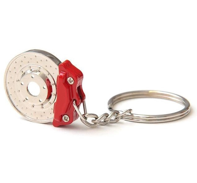 Breloc Cheie Disc Frana / Etrier Rosu 040917-1
