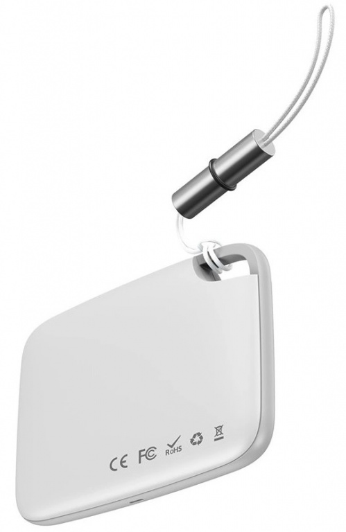 Breloc Cheie Inteligent Baseus T2 Mini Cu Key Finder Fără Fir Alb ZLFDQT2-02