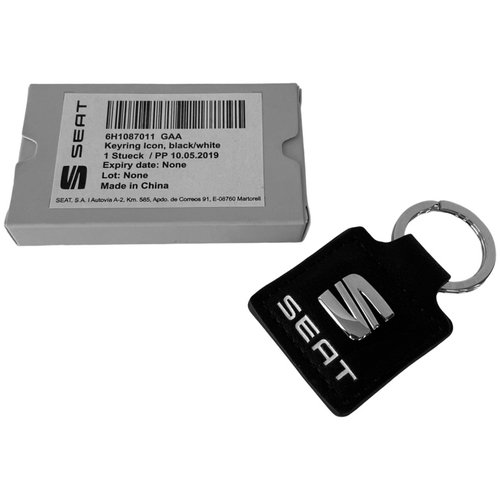 Breloc Cheie Oe Seat Piele Negru 6H1087011GAA