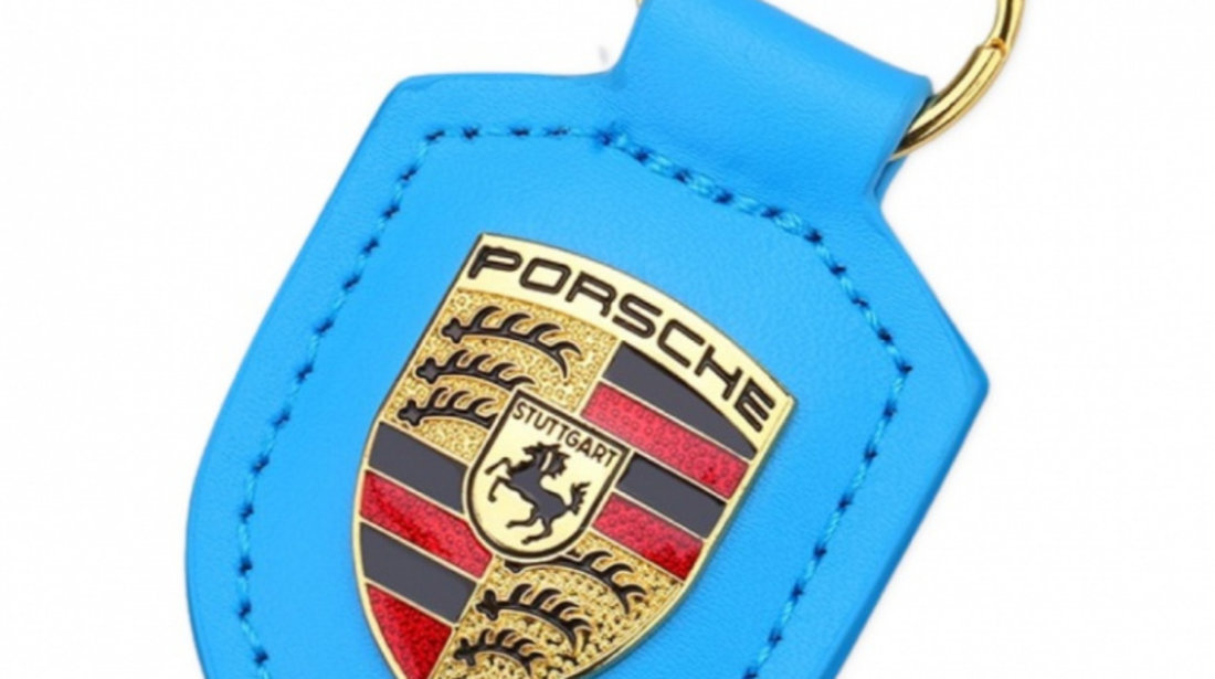 Breloc Cheie Porsche Albastru