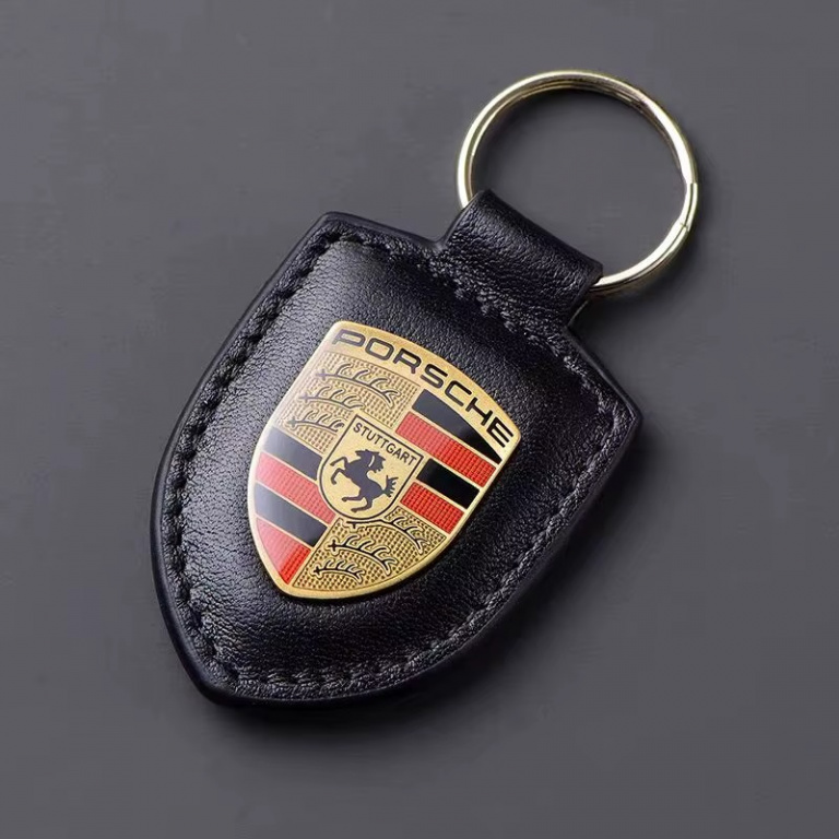 Breloc Cheie Porsche Negru