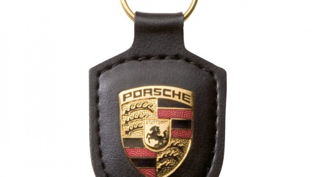 Breloc Cheie Porsche Negru