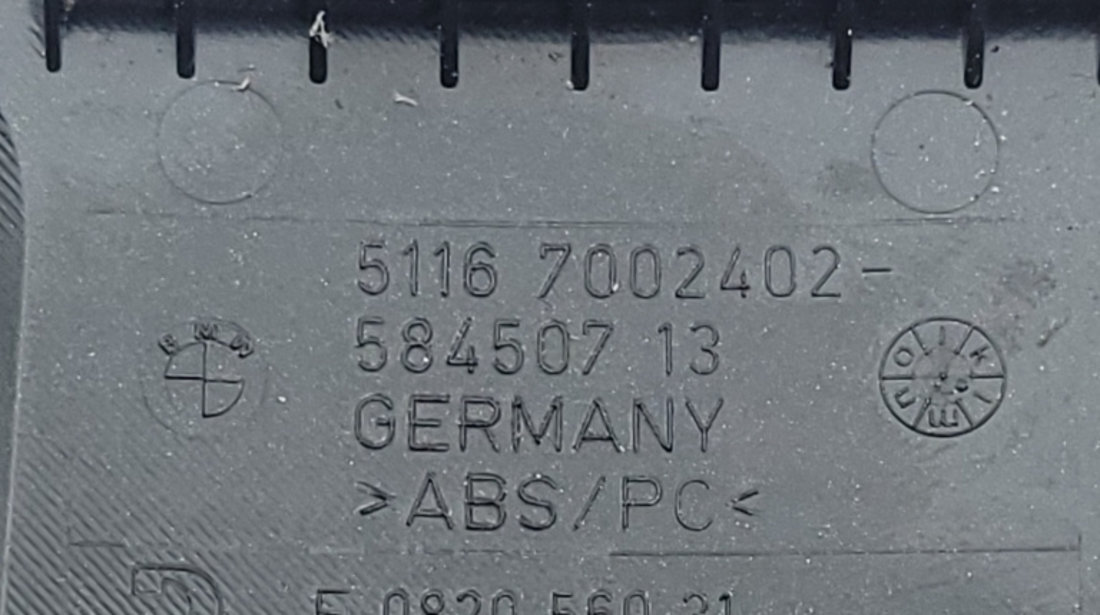 Bricheta BMW 7 (E65, E66, E67) 2001 - 2009 51167002402, 5116-7002402, 7002402, 58450713, E082056031