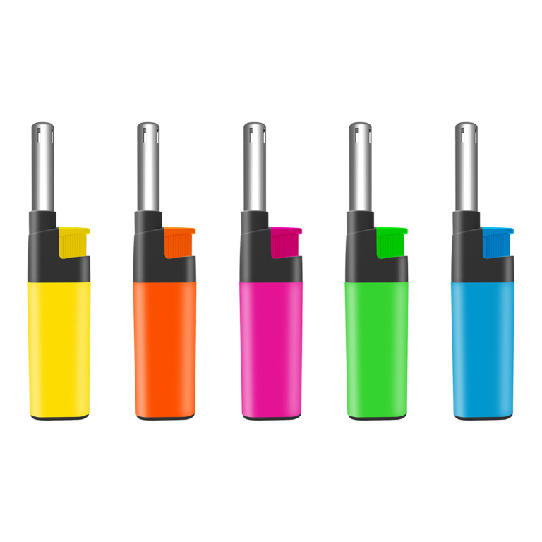 Bricheta pe gaz - reincarcabila - 12 cm - 25 buc/ display 56070H