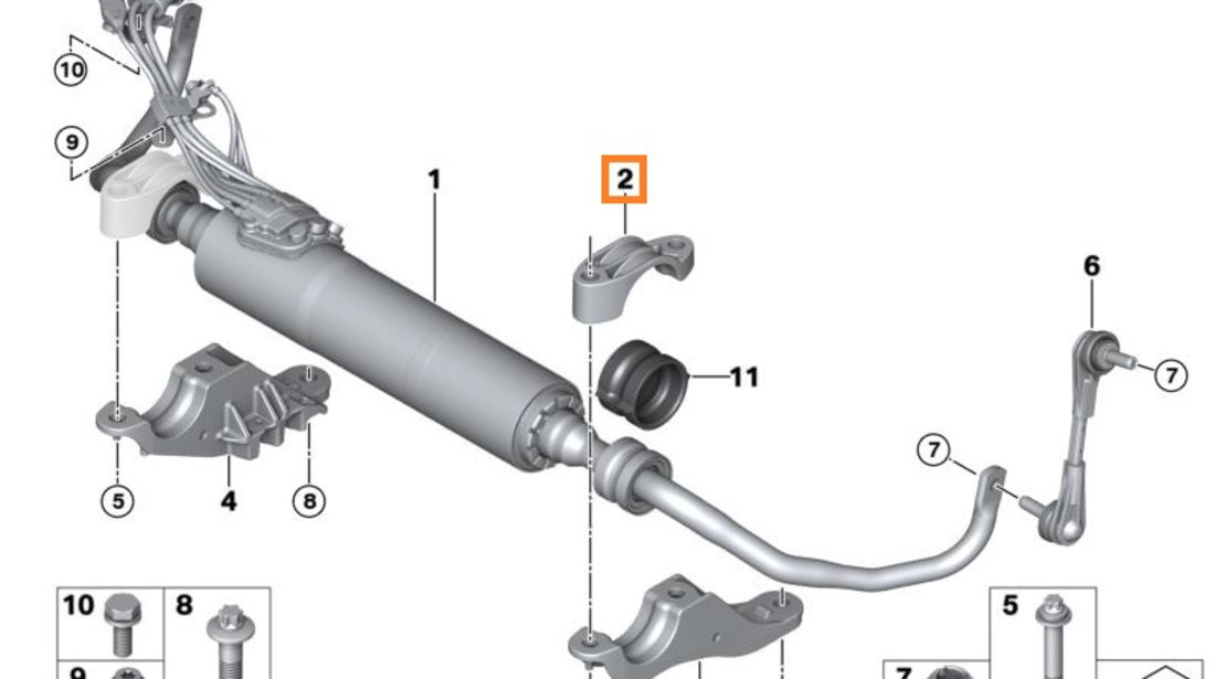 Brida Bucsa Bara Stabilizatoare Oe Bmw Seria 5 G31 2017→ 37116861474