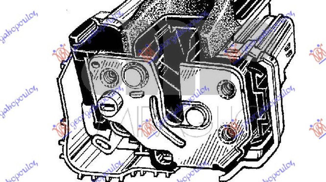 Broasca/Incuietoare Usa Centru Dreapta Citroen Nemo 2008 2009 2010 2011 2012 2013 2014 2015 2016 2017 2018