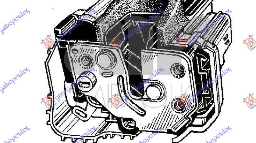 Broasca/Incuietoare Usa Dreapta Centrala Fiat Fiorino/Qubo 2008-2009-2010-2011-2012-2013-2014-2015-2016