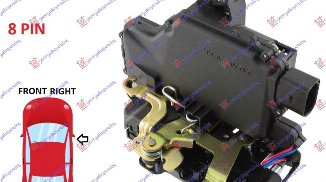 Broasca/Incuietoare Usa Fata Electrica Dreapta VW Lupo 1998 1999 2000 2001 2002 2003 2004 2005