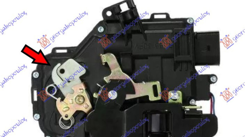 Broasca/Incuietoare Usa Fata Electrica Stanga Audi A6/C5 1997-1998-1999-2000-2001-2002-2003-2004