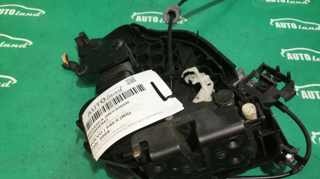 Broasca mecanism Inchidere 240015103 Dreapta Spate Volvo S40 II MS 2004