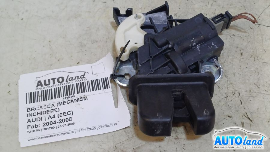 Broasca mecanism Inchidere 4f5827505d Haion Audi A4 8EC 2004-2008