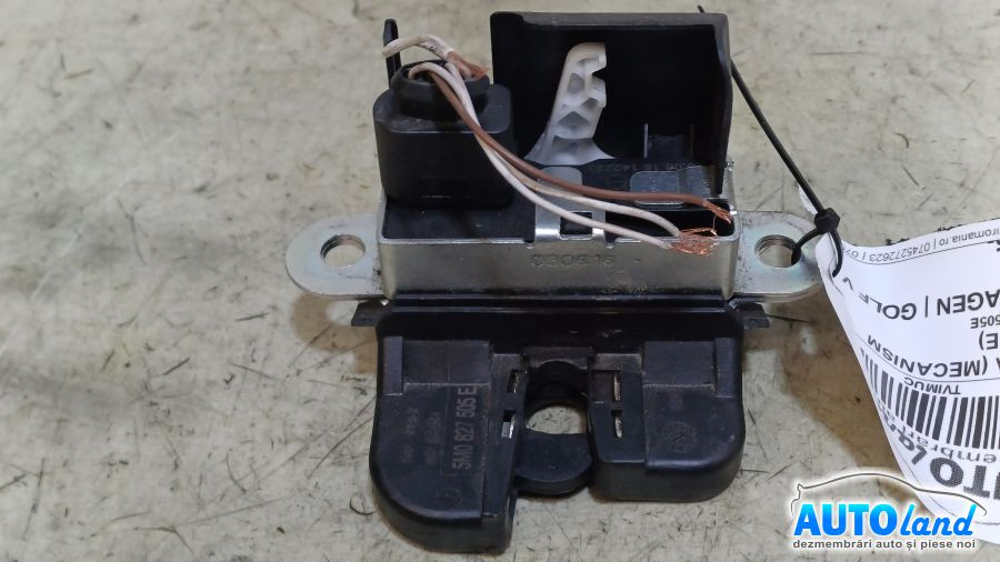 Broasca mecanism Inchidere 5m0827505e Haion Volkswagen GOLF V PLUS 5M1 2005