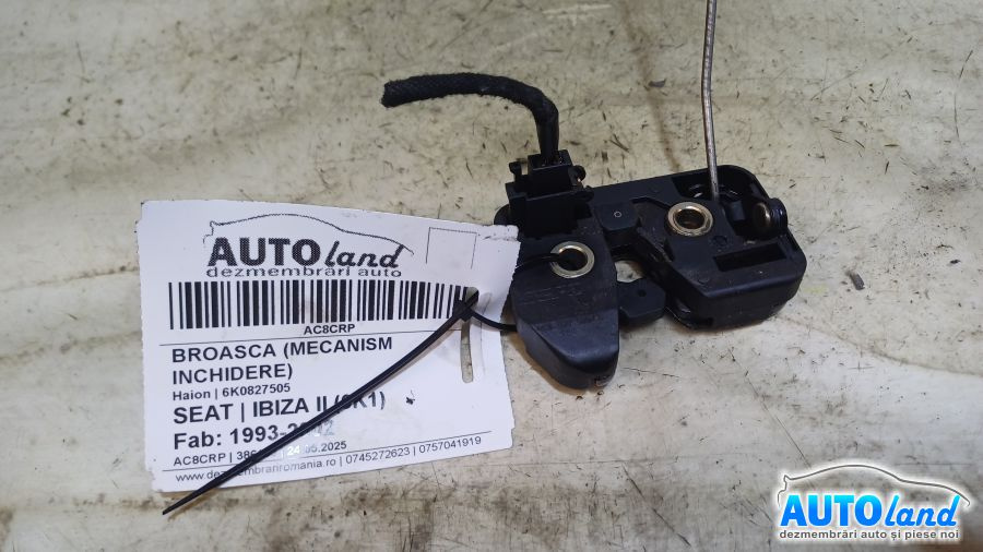 Broasca mecanism Inchidere 6k0827505 Haion Seat IBIZA II 6K1 1993-2002