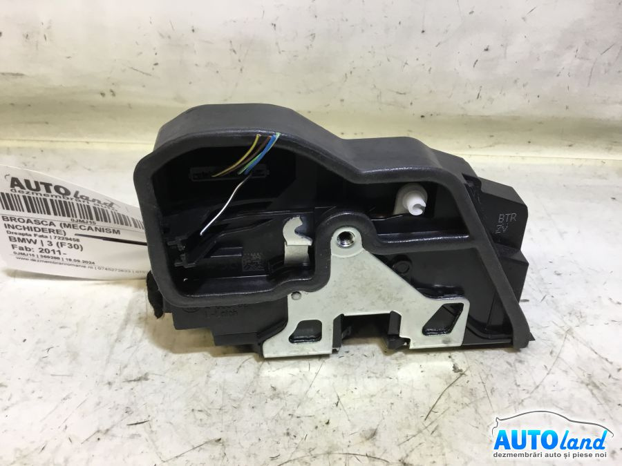 Broasca mecanism Inchidere 7229458 Dreapta Fata BMW 3 F30 2011