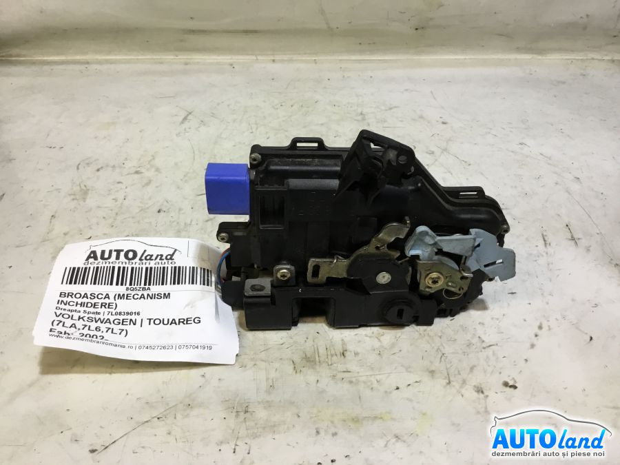 Broasca mecanism Inchidere 7l0839016 Dreapta Spate Volkswagen TOUAREG 7LA,7L6,7L7 2002