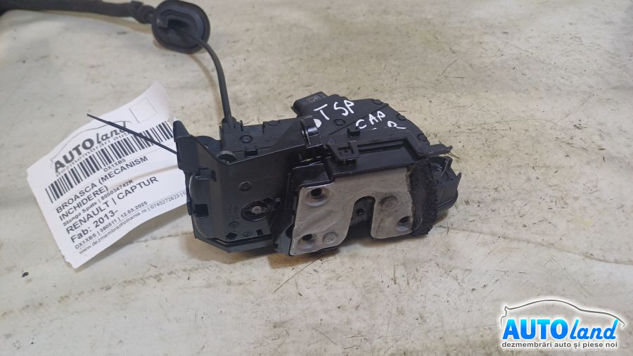 Broasca mecanism Inchidere 805034742r Stanga Spate Renault CAPTUR 2013