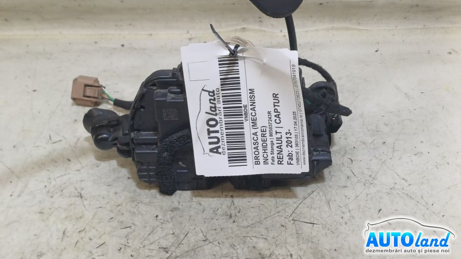 Broasca mecanism Inchidere 805037243r Fata Stanga Renault CAPTUR 2013