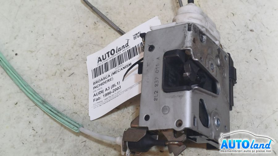 Broasca mecanism Inchidere 8l2837016a Dreapta Fata Audi A3 8L1 1996-2003