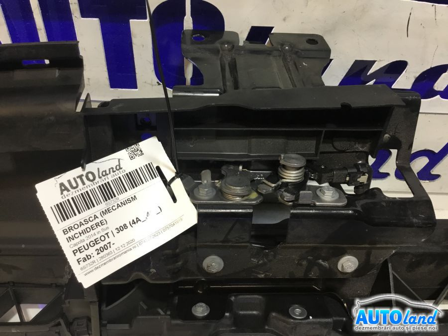 Broasca mecanism Inchidere Capota 2014 in Sus Peugeot 308 4A ,4C 2007