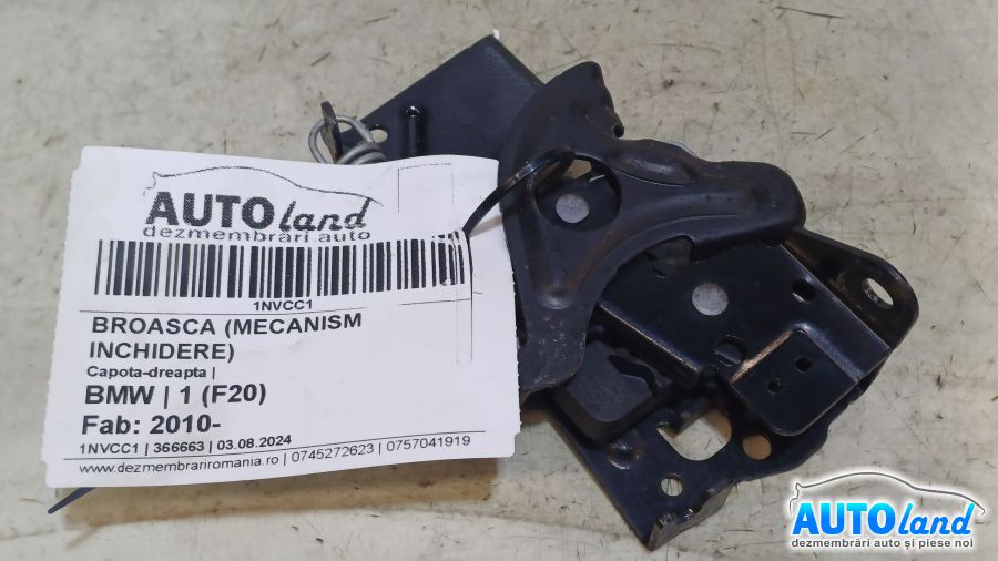 Broasca mecanism Inchidere Capota-dreapta BMW 1 F20 2010