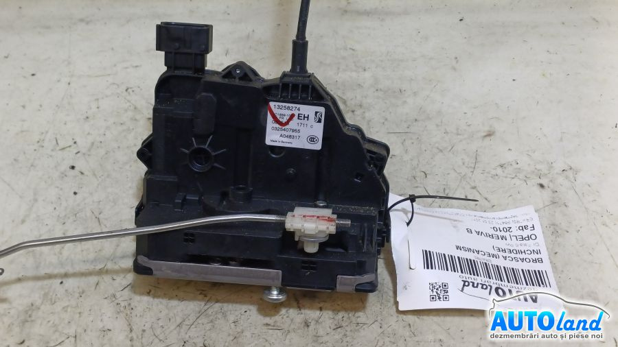Broasca mecanism Inchidere Dreapta Fata,6 Pini Opel MERIVA B 2010