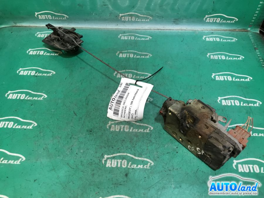 Broasca mecanism Inchidere Dreapta Spate,5 Fire Peugeot 206 hatchback 2A/C 1998