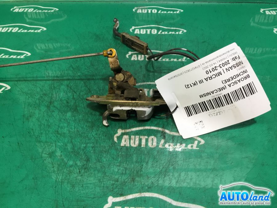 Broasca mecanism Inchidere Haion Nissan MICRA III K12 2003-2010