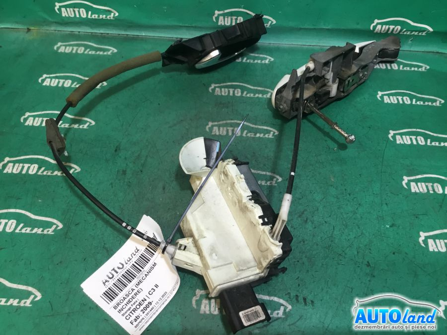 Broasca mecanism Inchidere Stanga Fata, 6 Pini Citroen C3 II 2009