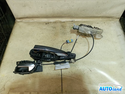 Broasca mecanism Inchidere Stanga Fata cu Maner si Suport Maner Peugeot 508 2010