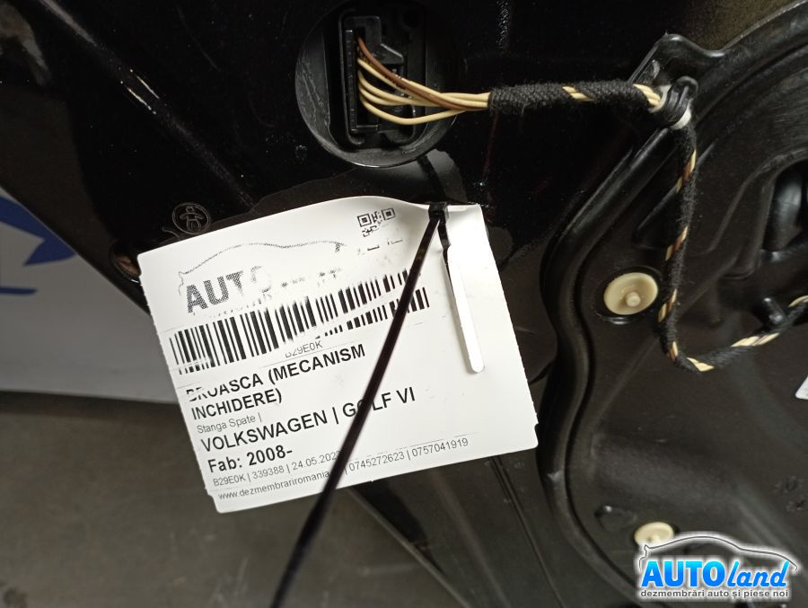 Broasca mecanism Inchidere Stanga Spate Volkswagen GOLF VI 2008