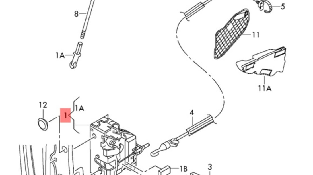 Broasca stanga spate Audi A6 C6 (4F2) Sedan 2006 2.7 TDI OEM 4F0839015