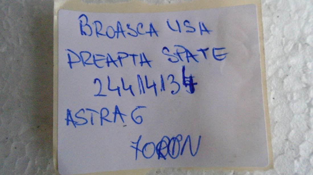 Broasca usa dr spate opel astra g cod 24414134