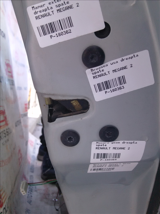 Broasca usa dreapta spate RENAULT MEGANE 2