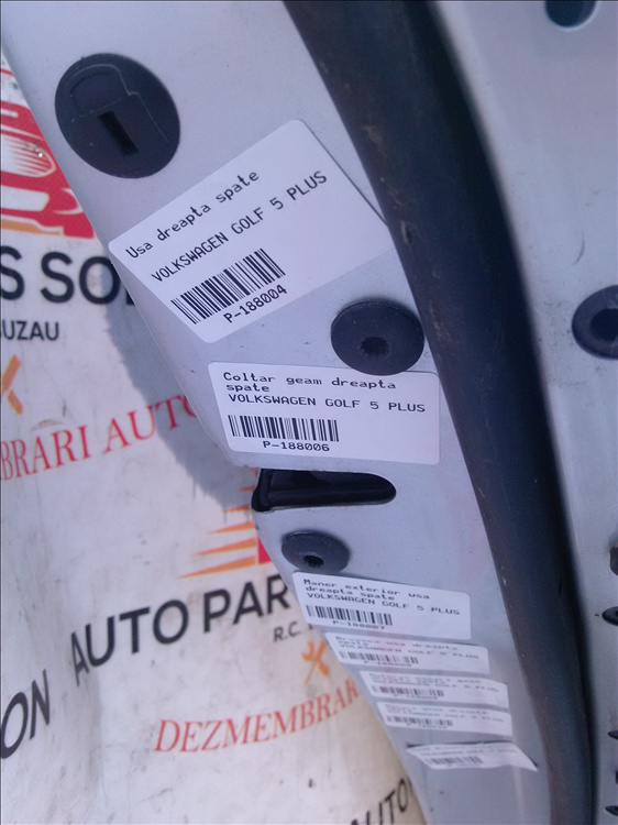 Broasca usa dreapta spate VOLKSWAGEN GOLF 5 PLUS