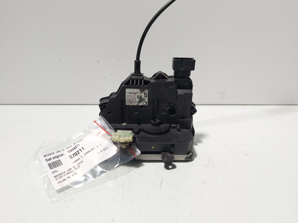 Broasca usa stanga fata, cod 13258271, Opel Corsa D (id:670211)