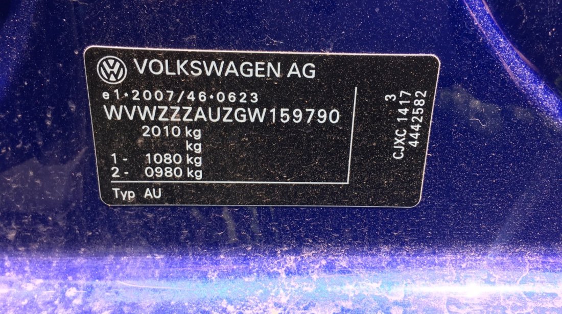 Broasca usa stanga spate VW Golf 7 2016 R 300cp Hatchback 2.0 TSI