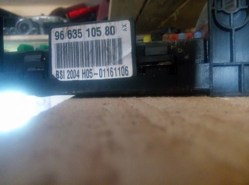 Bsi citroen c4 cod 9663510580 bsi 2004 h-05-01