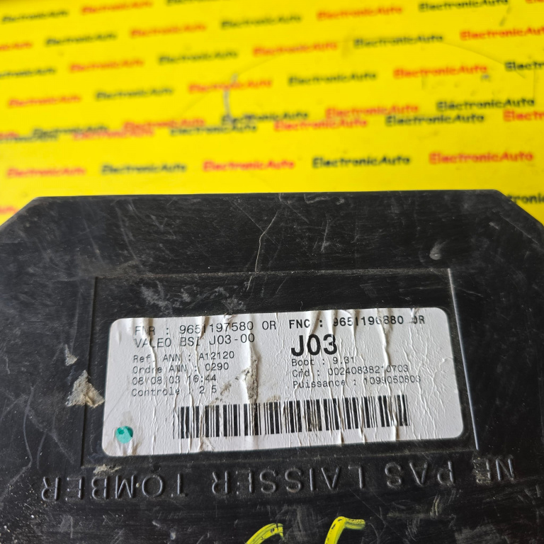 BSI Panou sigurante PEUGEOT 307, 9651197580 OR, 9651196880 OR,
