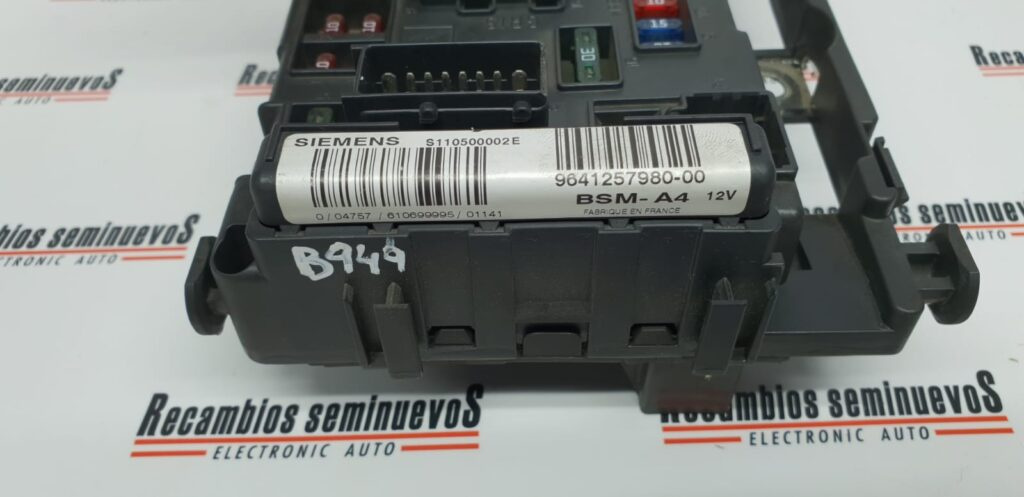 BSI Panou sigurante SIEMENS CITROEN C5 S110500002 E / S110500002E / 9641257980 / BSM A4 / BSMA4S110500002 E / S110500002E / 9641257980 / BSM A4 / BSMA4