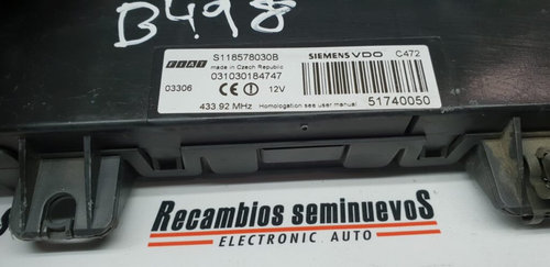 BSI Panou sigurante SIEMENS FIAT PANDA S118578030B, 51740050,