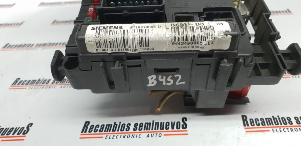 BSI Panou sigurante SIEMENS PEUGEOT 206 S118470003 D / S118470003D / BSM-B3 / BSM B3 / BSMB3 / 9643498880S118470003 D / S118470003D / BSM-B3 / BSM B3 / BSMB3 / 9643498880