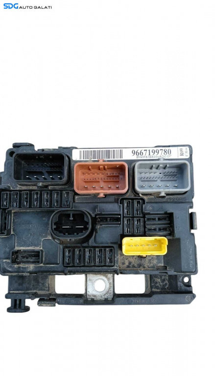 BSM Tablou Panou Sigurante Modul Calculator Confort Confort Peugeot 207 SW 2006 - 2014 Cod 966719978...