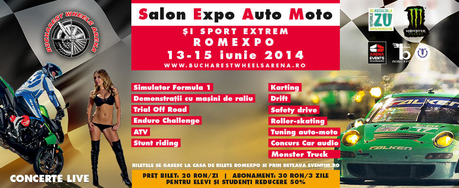 Bucharest Wheels Arena 2014, festival auto-moto si sporturi extreme