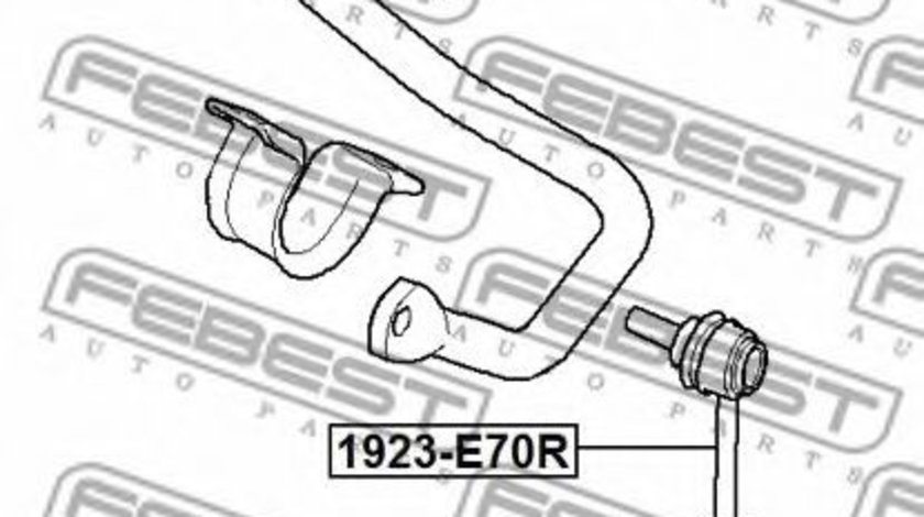 Bucsa, bara stabilizatoare BMW X5 (E70) (2007 - 2013) FEBEST BMSB-E71R piesa NOUA