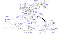 Bucsa bara stabilizatoare punte spate Hyundai Sant...